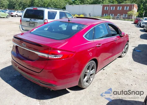 2017 Ford Fusion Sport из США, поврежденный, VIN 3FA6P0VP9HR256179